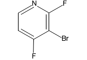 3-BroMo-2,4-difluoropyridine structure, CAS 1227502-60-4
