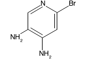 3,4-Diamino-6-bromopyridine structure, CAS 1033203-41-6