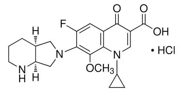 Moxifloxacin structure, CAS 1797982-51-4