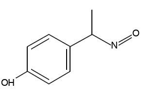 4-[1-(hydroxyamino)ethylidene]cyclohexa-2,5-dien-1-one structure, CAS 34523-34-7