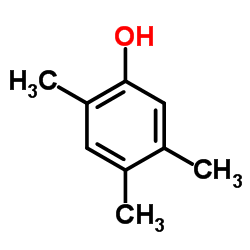 2,4,5-TRIMETHYLPHENOL structure, CAS 496-78-6