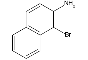 2-AMINO-1-BROMONAPHTHALENE structure, CAS 20191-75-7
