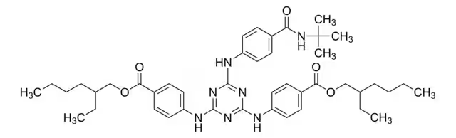 DIETHYLHEXYL BUTAMIDO TRIAZONE structure, CAS 154702-15-5