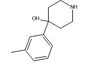 4-M-TOLYL-PIPERIDIN-4-OL structure, CAS 71916-57-9