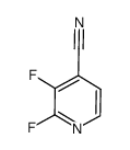 2,3-difluoroisonicotinonitrile structure, CAS 1210041-67-0