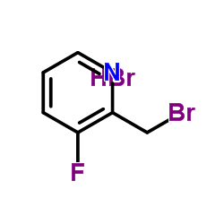 2-BroMoMethyl-3-fluoropyridine hydrobroMide structure, CAS 1427429-75-1