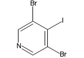 3,5-DibroMo-4-iodopyridine structure, CAS 1214383-75-1