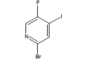 2-Bromo-5-fluoro-4-iodopyridine structure, CAS 1061357-89-8