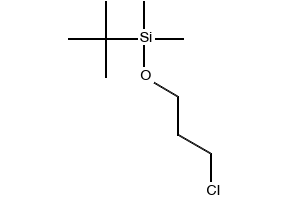 1-(t-butyldimethylsiloxy)-3-chloropropane structure, CAS 89031-82-3