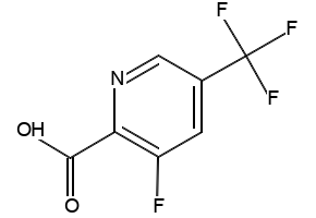 3-Fluoro-5-(trifluoromethyl)pyridine-2-carboxylic acid structure, CAS 89402-28-8