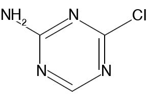 4-AMino-2-chloro-1,3,5-triazine structure, CAS 7709-13-9