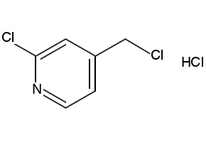 Pyridine, 4-chloro-2-(chloromethyl)-3,5-dimethyl-, hydrochloride structure, CAS 143016-68-6