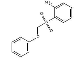 (2-PHENOXY)METHYLSULFONYLANILINE structure, CAS 51765-51-6
