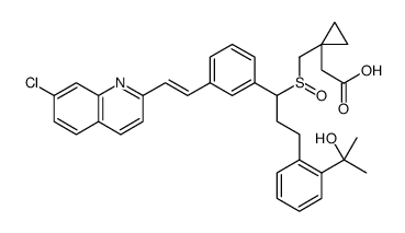 Montelukast Sulfoxide(Mixture of diastereomers) structure, CAS 909849-96-3