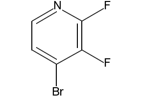 4-BroMo-2,3-difluoropyridine structure, CAS 1227597-53-6
