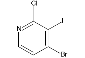 4-broMo-2-chloro-3-fluoropyridine structure, CAS 1211526-56-5