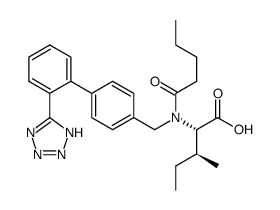 Isoleucine Valsartan structure, CAS 137862-78-3