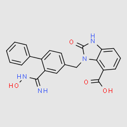 Azilsartan Impurity structure, CAS 1821386-21-3