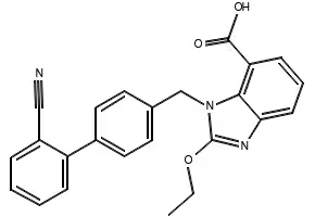 1-[(2'-carbaMoylbiphenyl-4-yl) Methyl]-2-ethoxybenziMidazole-7-carboxylic acid structure, CAS 1696392-11-6