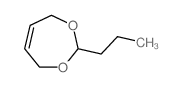 n-Propyl Dioxepin structure, CAS 4469-34-5