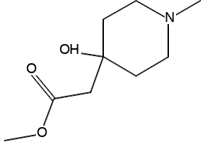 methyl 4-hydroxy-2-oxopyrrolidine-1-acetate structure, CAS 85614-52-4