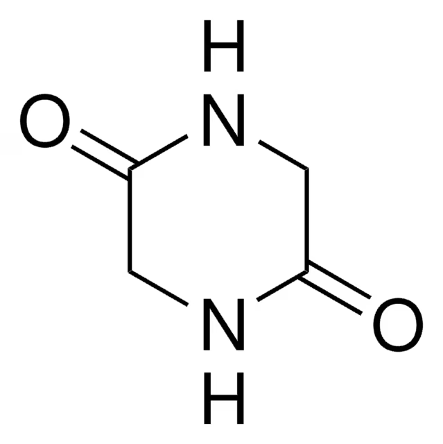 GLYCINE ANHYDRIDE structure, CAS 106-57-0