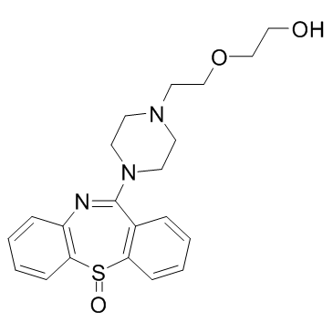 QUETIAPINE SULFOXIDE structure, CAS 329216-63-9