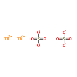 thorium disulphate structure, CAS 10381-37-0