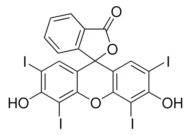ERYTHROSIN B structure, CAS 15905-32-5