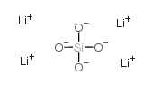 LITHIUM ORTHOSILICATE structure, CAS 13453-84-4