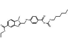 Des-(N-2-pyridyl-β-alanine Ethyl Ester) Dabigatran Etexilate 5-Ethyl Carboxylate (Dabigatran IMpurity) structure, CAS 1408238-36-7