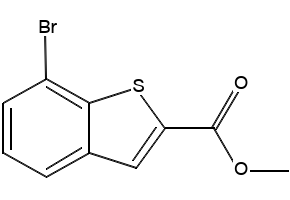 METHYL 7-BROMO-1-BENZOTHIOPHENE-2-CARBOXYLATE structure, CAS 550998-53-3