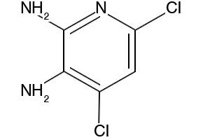 2,3-Diamino-4,6-dichloropyridine structure, CAS 24484-99-9