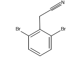 2-(2,6-dibroMophenyl)acetonitrile structure, CAS 67197-53-9