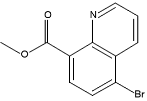 Methyl 5-broMoquinoline-8-carboxylate structure, CAS 1445781-45-2
