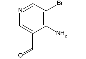 4-AMino-5-broMonicotinaldehyde structure, CAS 1289001-34-8