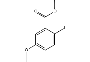 Methyl 2-iodo-5-Methoxybenzoate structure, CAS 857599-37-2