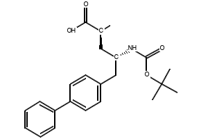 (2S,4S)-5-(Biphenyl-4-yl)-4-[(tert-butoxycarbonyl)amino]-2-methylpentanoic acid structure, CAS 1012341-52-4