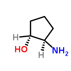 Cyclopentanol,2-amino-,(1R,2R)-(9CI) structure, CAS 68327-03-7
