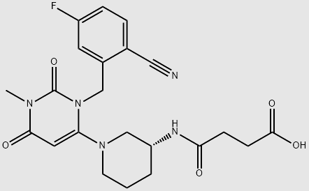 Trelagliptin Impurity 5 structure, CAS 2087874-92-6