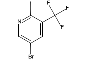 5-broMo-2-Methyl-3-(trifluoroMethyl)pyridine structure, CAS 1211526-51-0