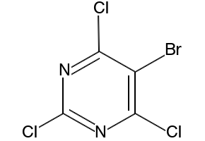 5-Bromo-2,4,6-trichloropyrimidine structure, CAS 63931-21-5
