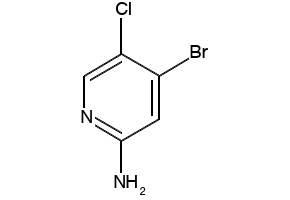 2-Amino-4-bromo-5-chloropyridine structure, CAS 1187449-01-9