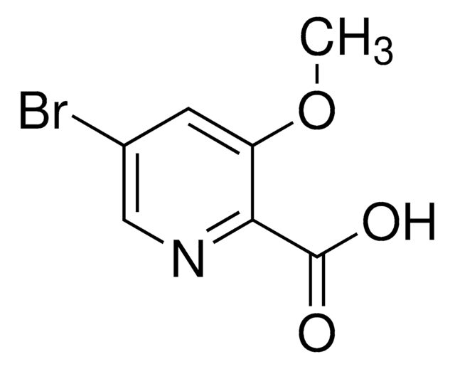 5-Bromo-3-methoxypicolinic acid structure, CAS 1142191-66-9