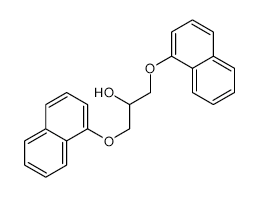 1,3-Bis(1-naphthalenyloxy)-2-propanol structure, CAS 17216-10-3
