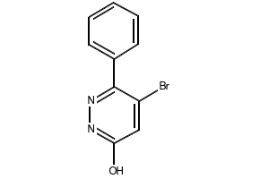 5-BROMO-6-PHENYL-3(2H)-PYRIDAZINONE structure, CAS 90766-97-5