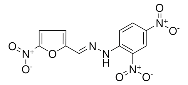 5-nitro-2-furaldehyde (5-nitrofurfurylene)hydrazone structure, CAS 736-53-8