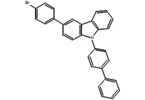 9-(4'-chloro-[1,1'-biphenyl]-3-yl)-9H-carbazole structure, CAS 2148296-04-0