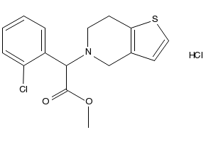 (S)-methyl 2-(2,3-bis(hydroxymethyl)-6,7-dihydrothieno[3,2-c] pyridin-5(4H)-yl)-2-(2-chlorophenyl)acetate structure, CAS 1346231-36-4