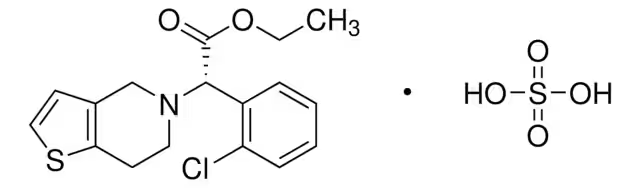 ethyl (S)-2-(2-chlorophenyl)-2-(6,7-dihydrothieno[3,2-c] pyridin-5(4H)-yl)acetate structure, CAS 782477-51-4